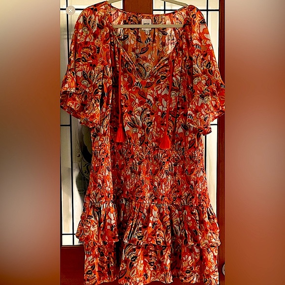 NWOT~Aerie Smocked Waist Mini Dress ~ Size XXL - Picture 5 of 11